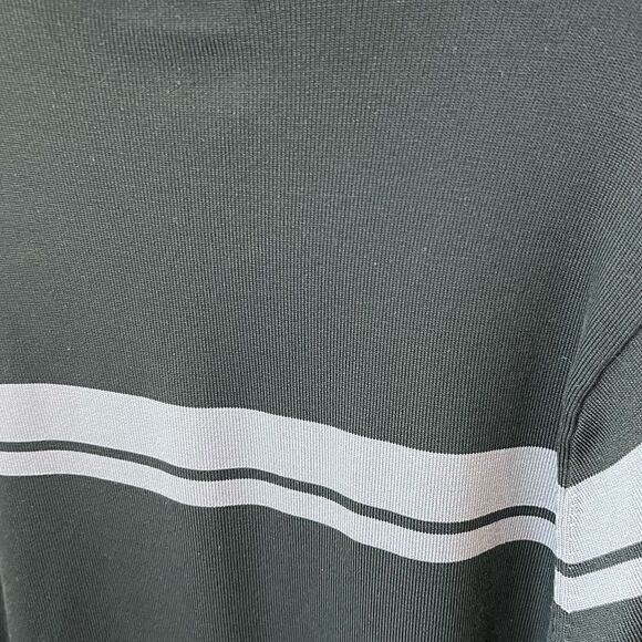 Nike turtleneck dri-fit black grey stripe size medium - Picture 9 of 16